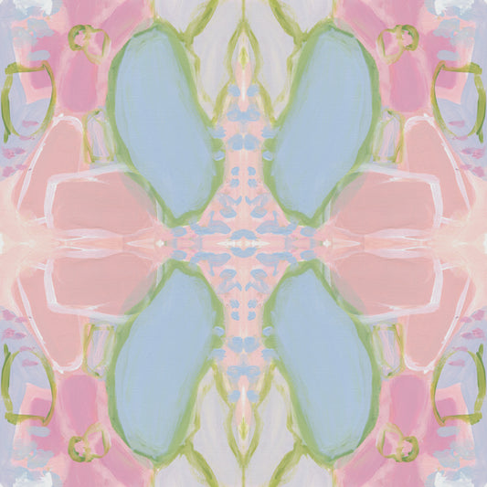 Cosmopolitan Pink and Blue Peel & Stick Wallpaper