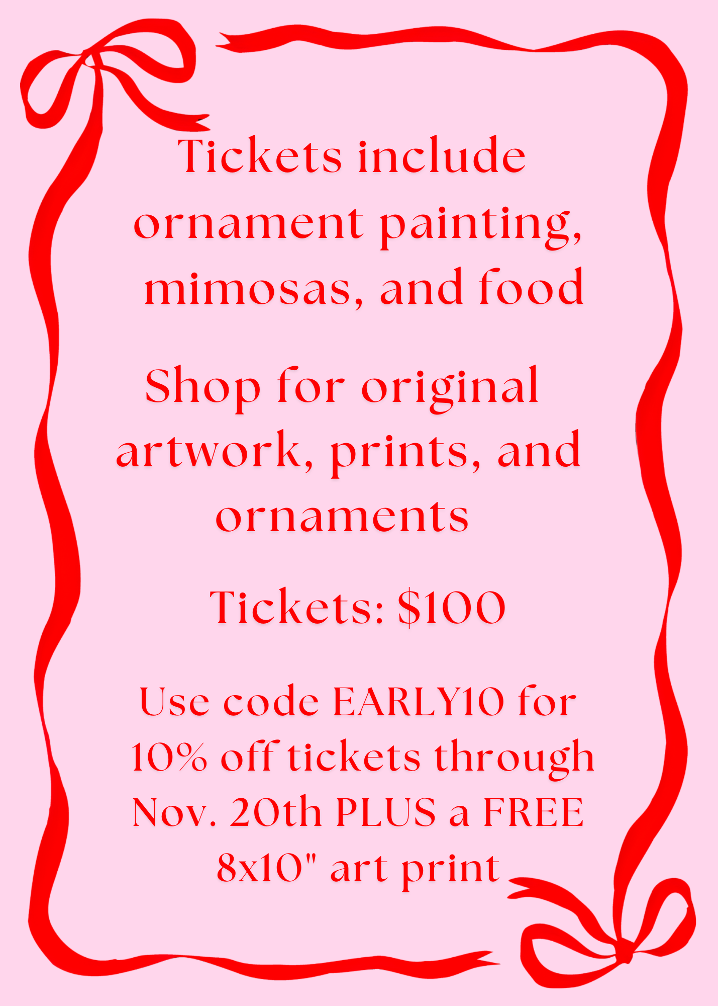 Ticket to Quirk Hotel Ornament Painting Party