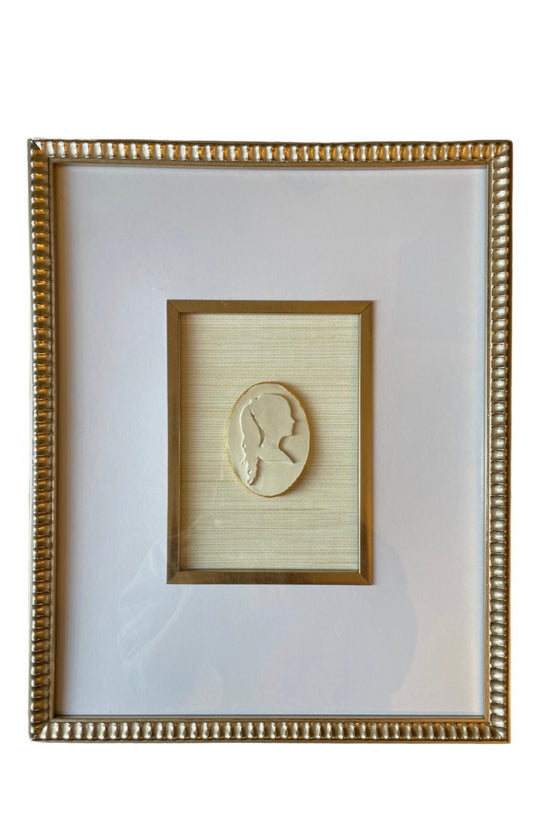 Framed Profile CUSTOM Silhouette Intaglio