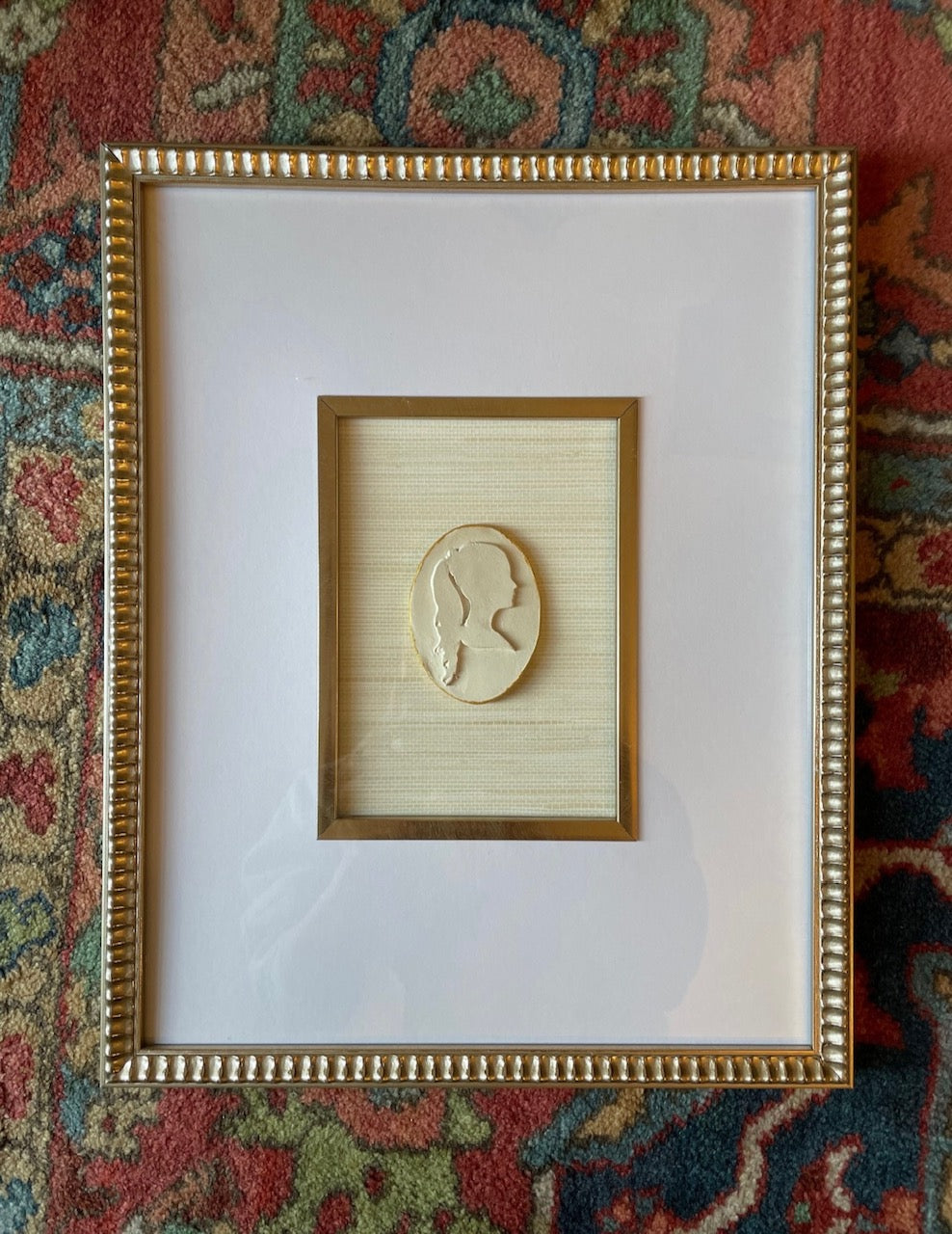 Framed Profile CUSTOM Silhouette Intaglio