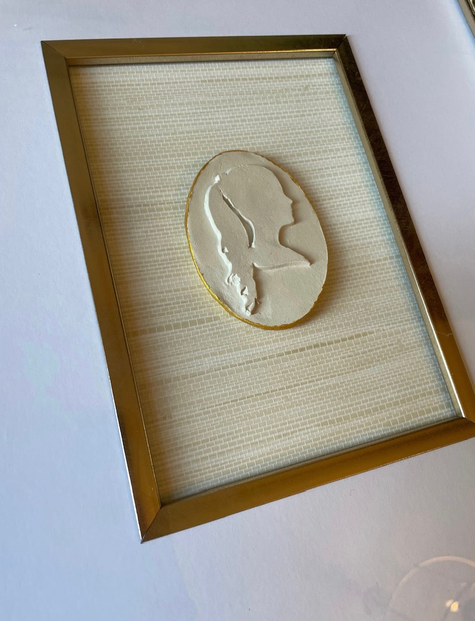 Framed Profile CUSTOM Silhouette Intaglio