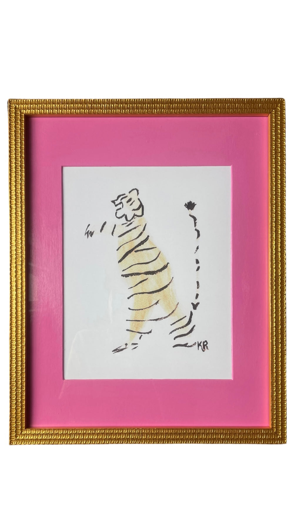 “Whimsical Tiger – Pink”